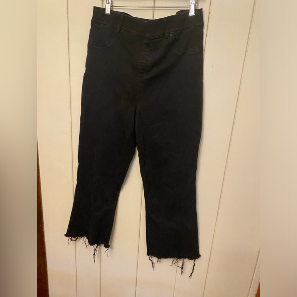 SPANX Black Cropped Jeans